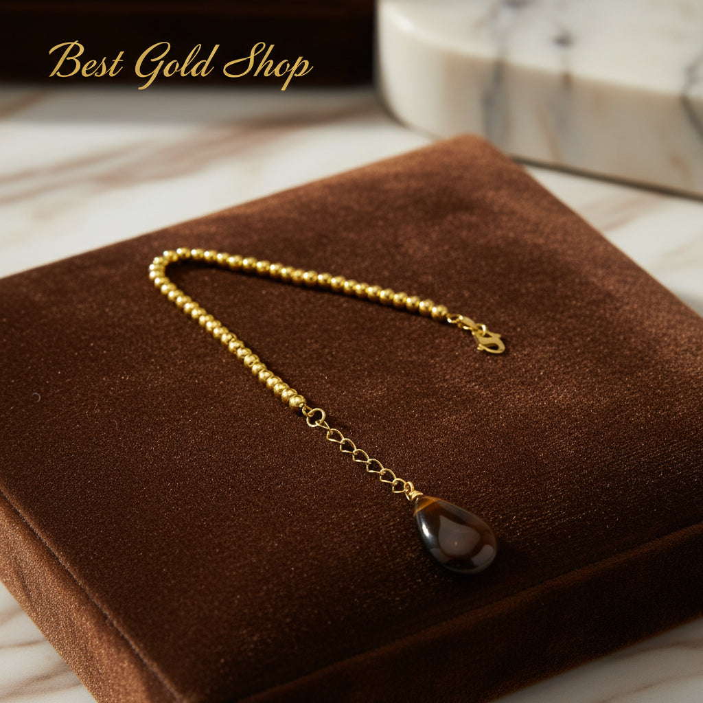 22k / 916 Gold Bead Bracelet Light Weight - Best Gold Shop 22k gold 22k gold bracelet 916 gold Bracelets