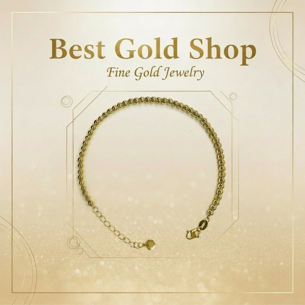 22k / 916 Gold Bead Bracelet Light Weight - Best Gold Shop 22k gold 22k gold bracelet 916 gold Bracelets