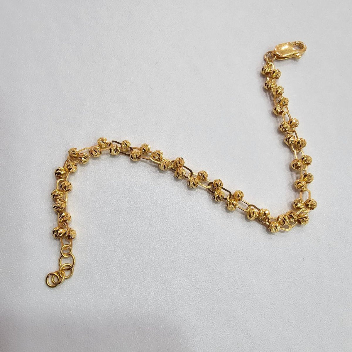 22k / 916 Gold Bead Link Bracelet V5 - Best Gold Shop 22k gold 22k gold bracelet 916 gold Bracelets