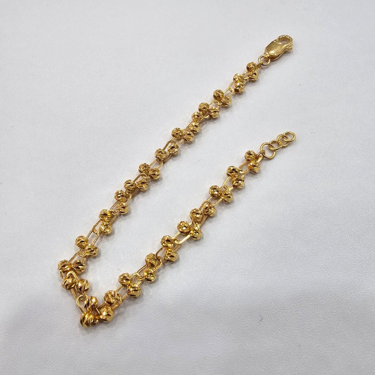 22k / 916 Gold Bead Link Bracelet V5 - Best Gold Shop 22k gold 22k gold bracelet 916 gold Bracelets