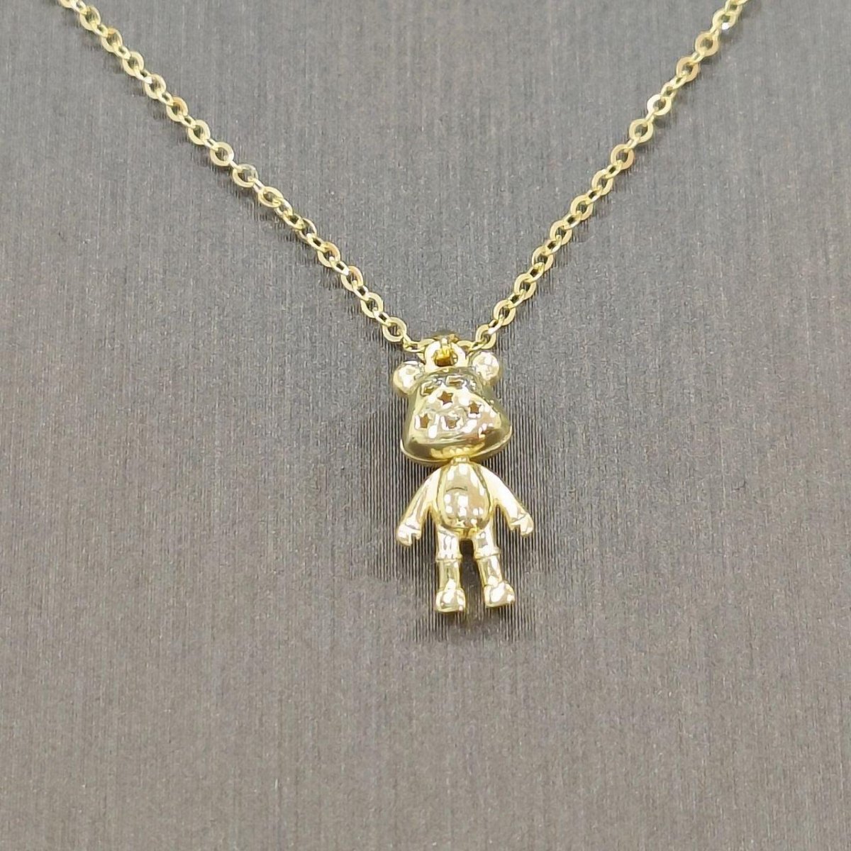 22k / 916 Gold Bear Brick Necklace - Best Gold Shop 22k gold 22k gold necklace 916 gold 916 gold