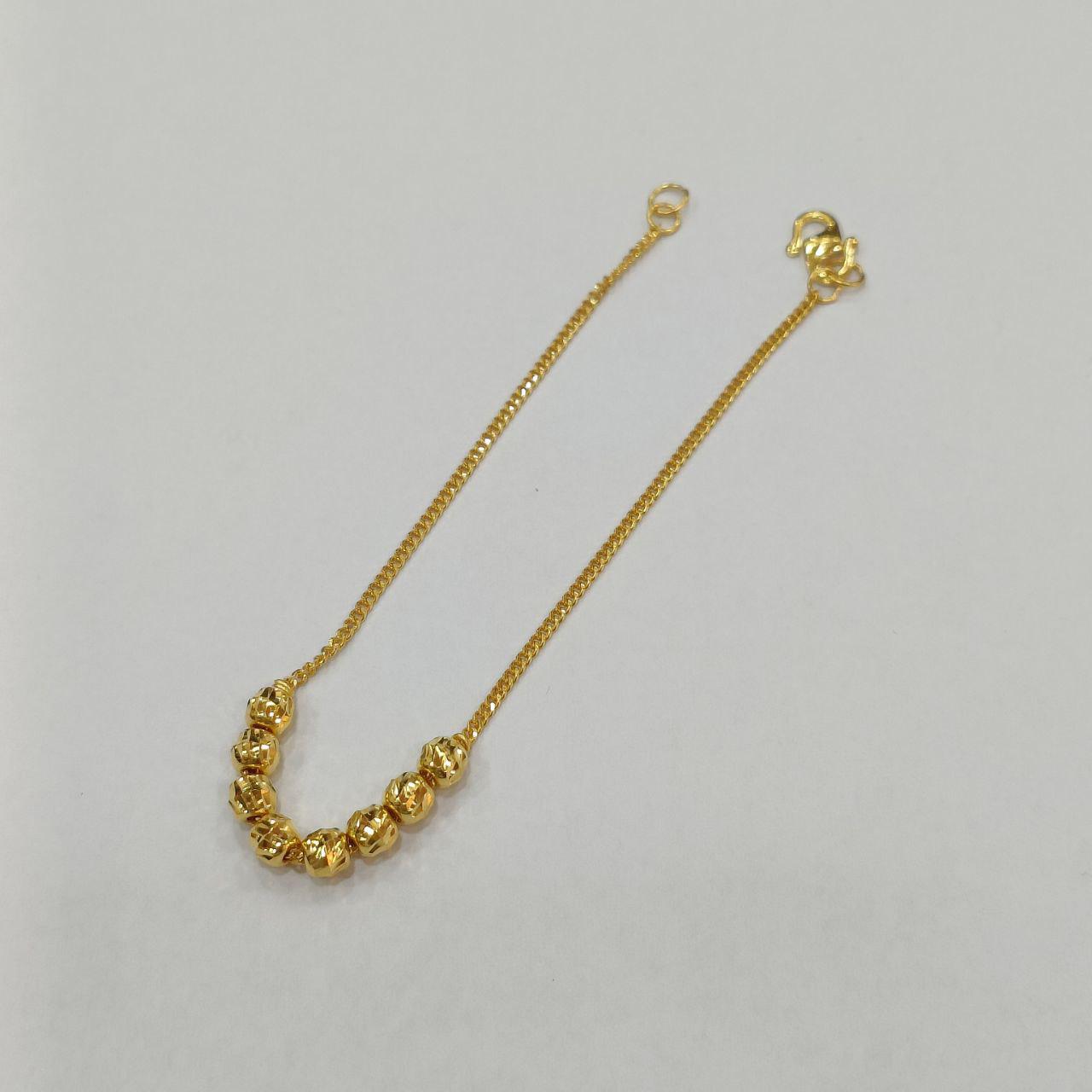 22k / 916 Gold Box with Ball Bracelet-Bracelets-Best Gold Shop