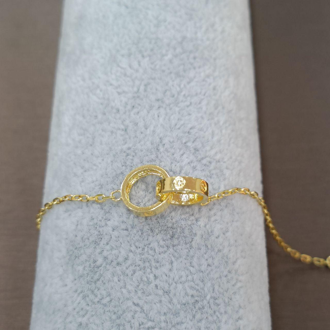 22k / 916 Gold C Design Bracelet-Bracelets-Best Gold Shop