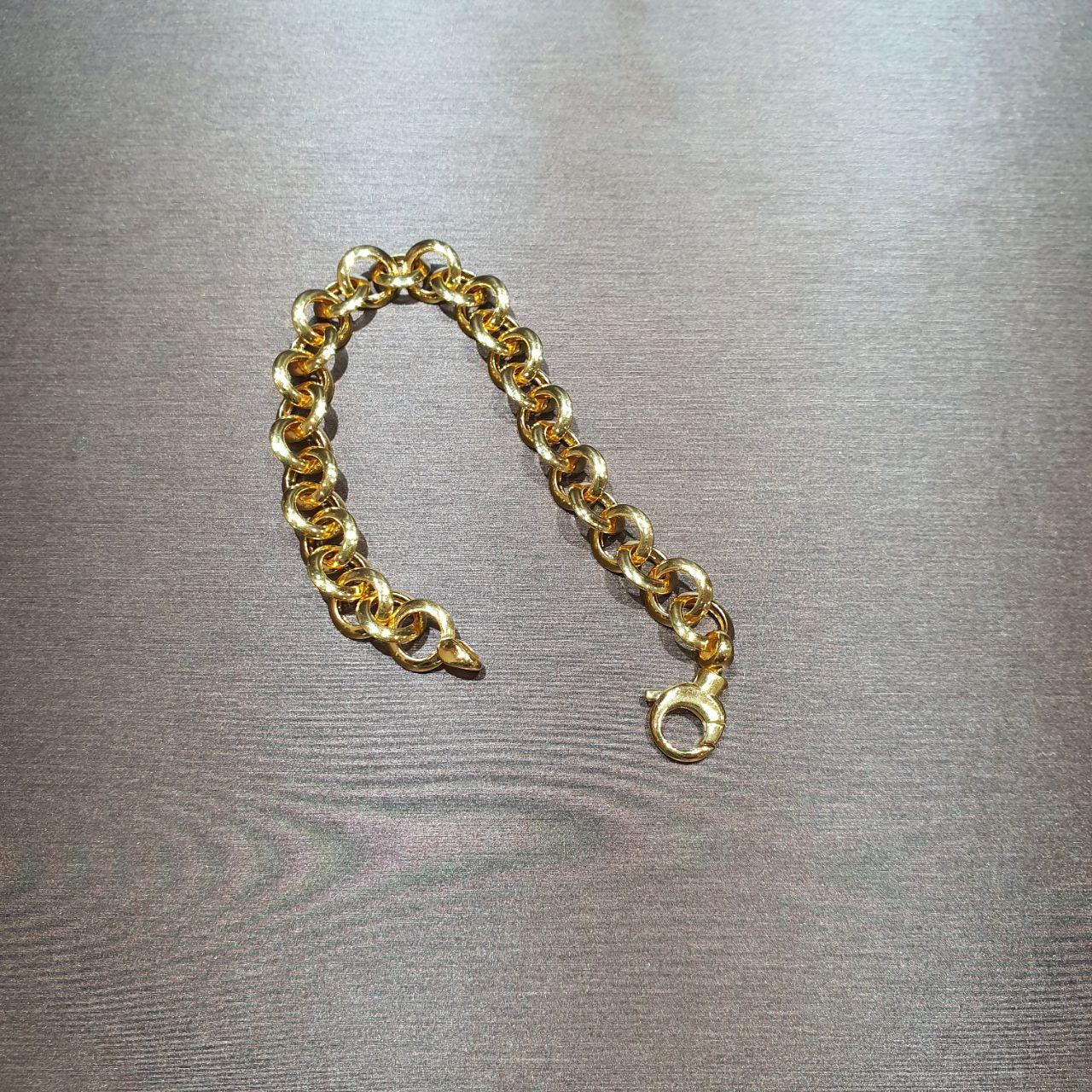22K / 916 Gold C Design Bracelet S A N-Bracelets-Best Gold Shop