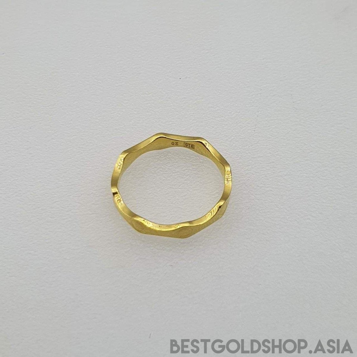 22k / 916 Gold C nail Ring smooth finish - Best Gold Shop 22k gold 22k gold ring 916 gold 916 gold