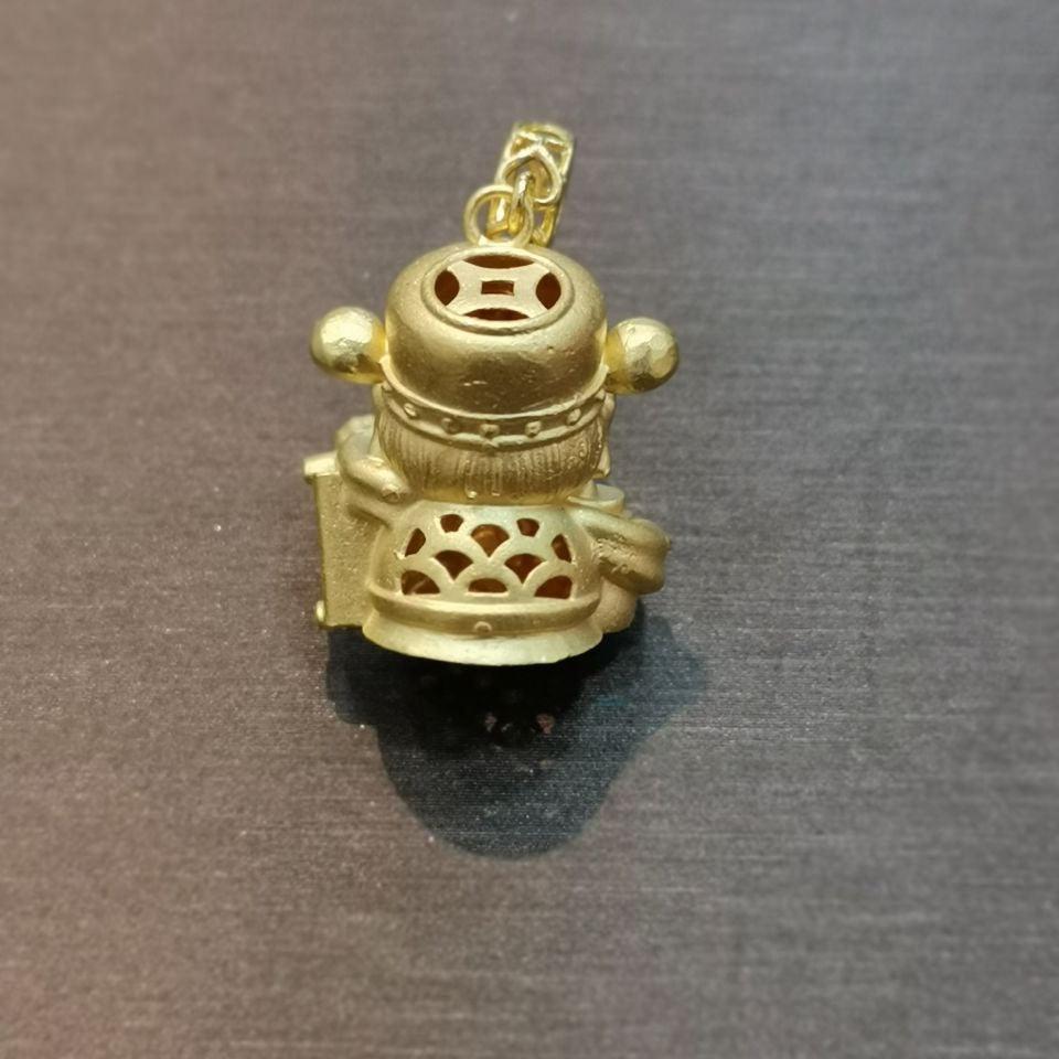 22k / 916 Gold Cai Shen Ye Pendant - Best Gold Shop 22k gold 22k gold pendant 916 gold Charms & Pendants