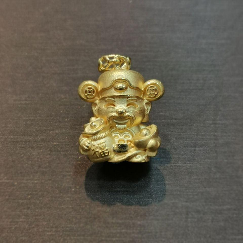 22k / 916 Gold Cai Shen Ye Pendant - Best Gold Shop 22k gold 22k gold pendant 916 gold Charms & Pendants