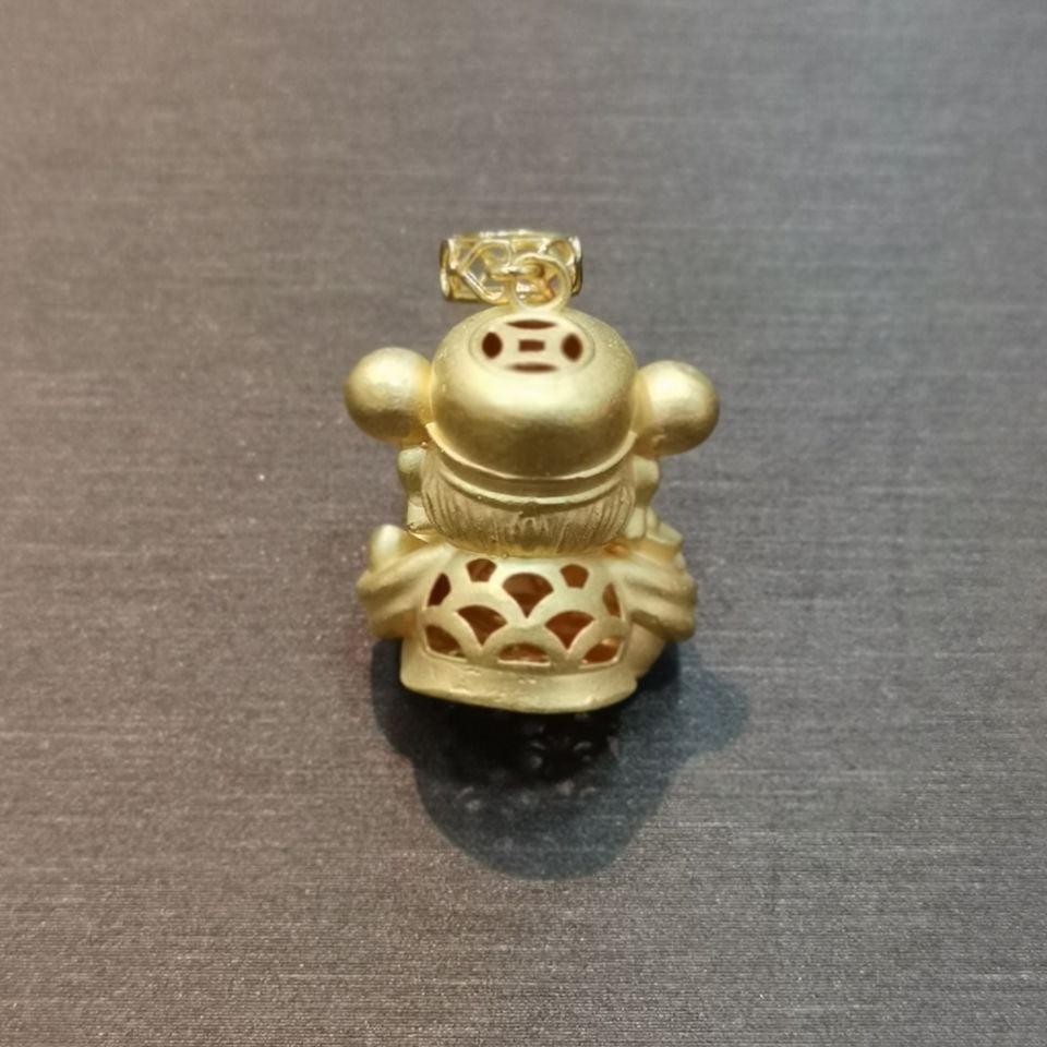 22k / 916 Gold Cai Shen Ye Pendant - Best Gold Shop 22k gold 22k gold pendant 916 gold Charms & Pendants