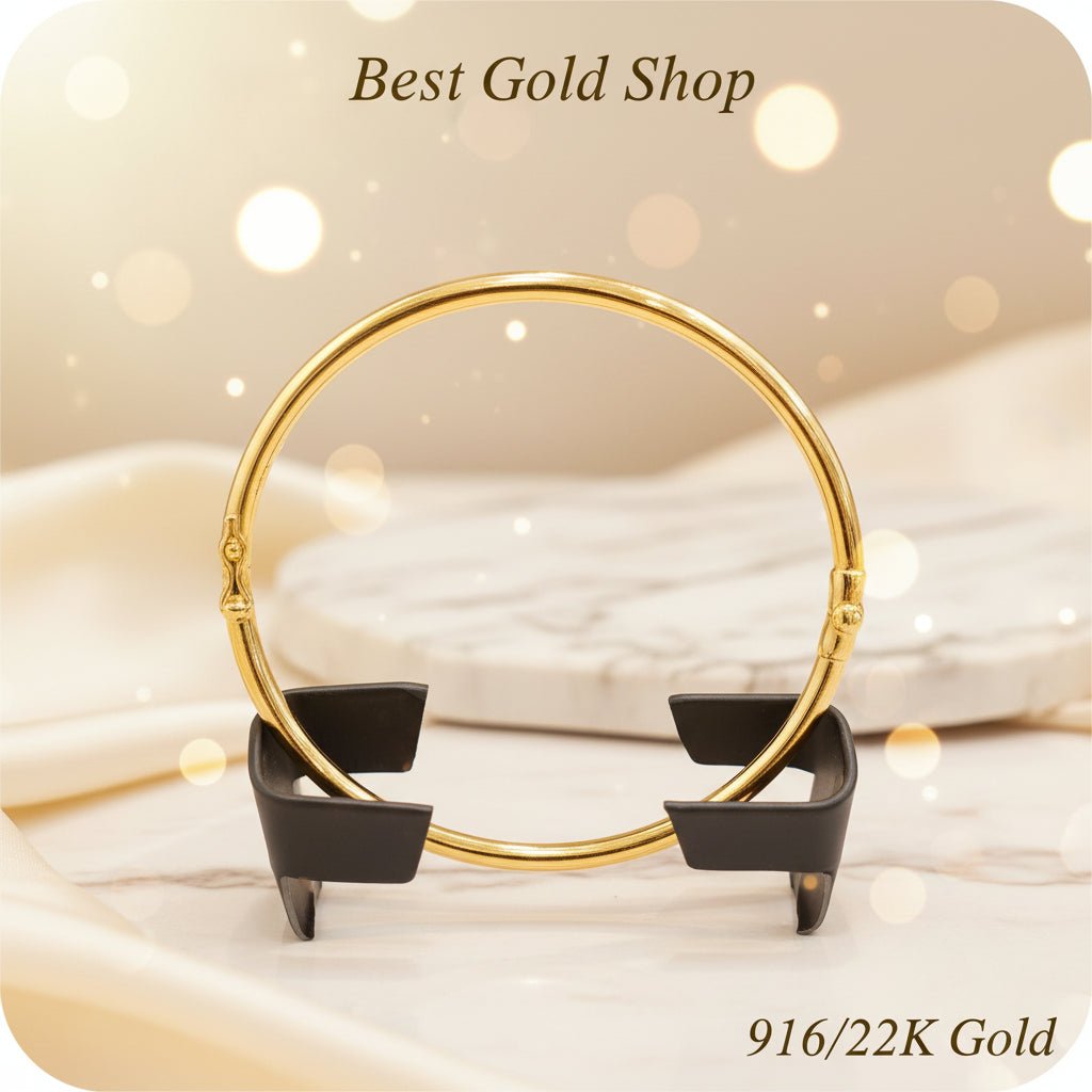 22K / 916 Gold Classic Elegance Bangle by Best Gold ShopBraceletsBest Gold Shop