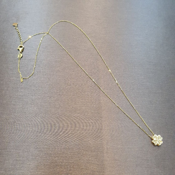 22k / 916 Gold Clover Necklace - Best Gold Shop 22k gold 22k gold necklace 916 gold Necklaces