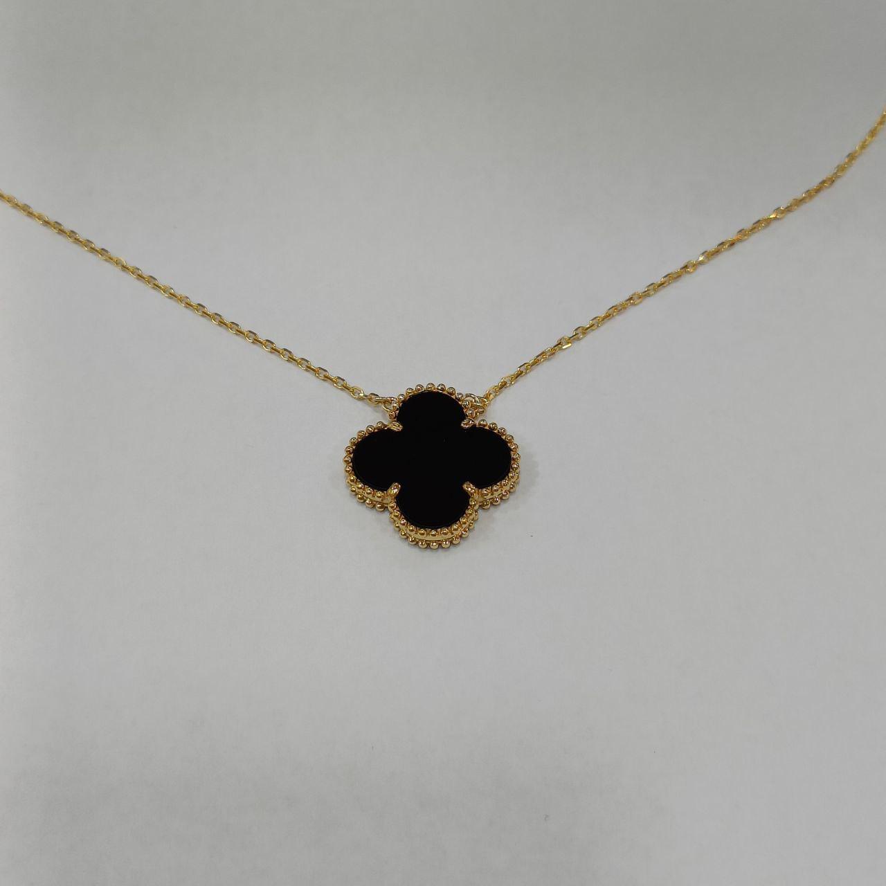 22k / 916 Gold Cloverleaf Necklace-916 gold-Best Gold Shop