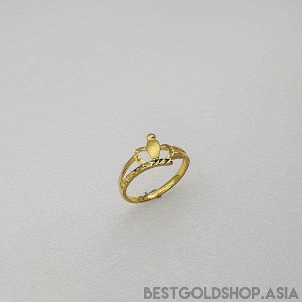 22k / 916 Gold Crown Ring V2 - Best Gold Shop 22k gold 22k gold ring 916 gold 916 gold