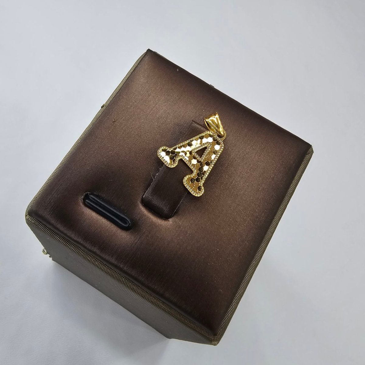 22k / 916 Gold Crush Alphabets Pendants - 22k gold 22k gold pendant 916 gold Charms & Pendants