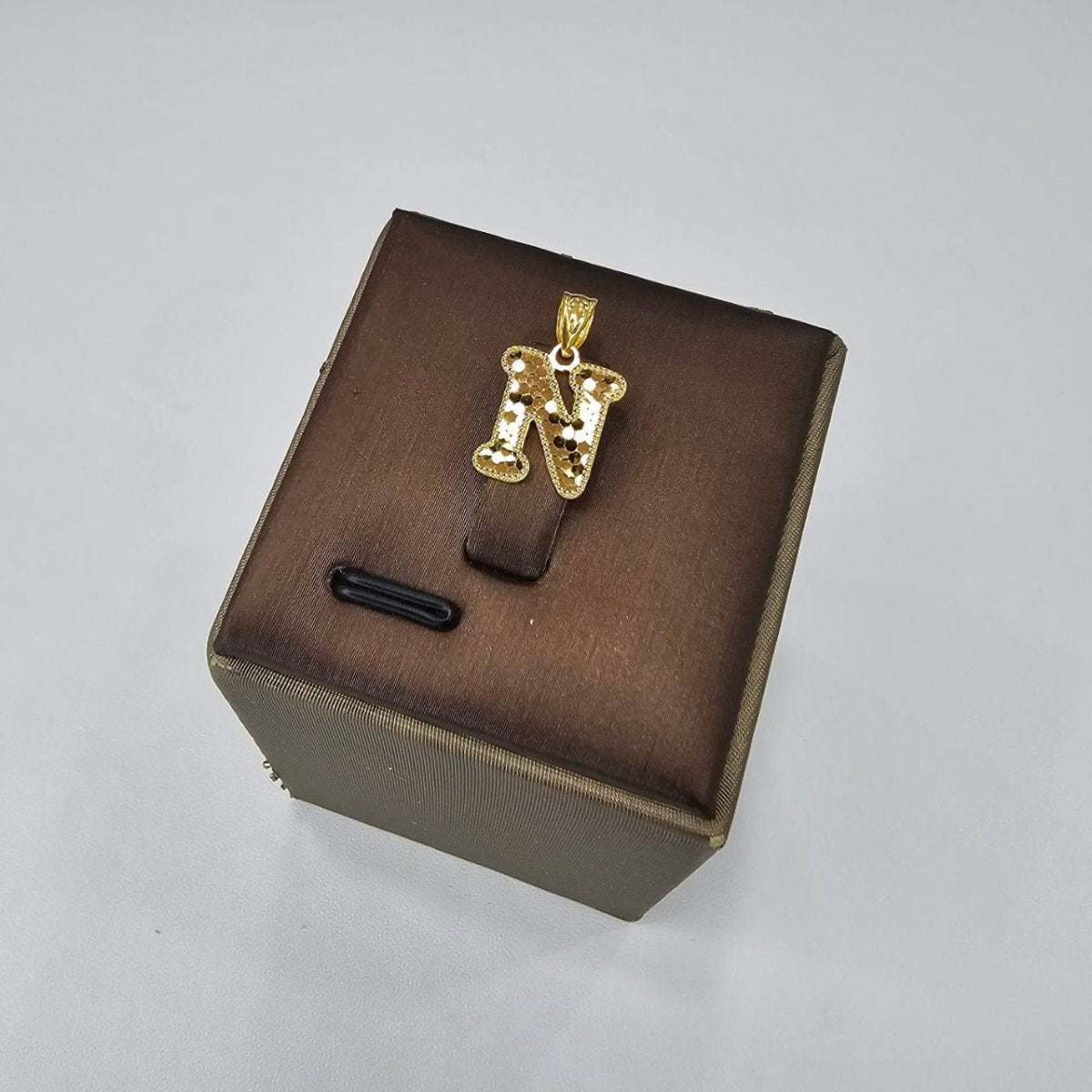 22k / 916 Gold Crush Alphabets Pendants - 22k gold 22k gold pendant 916 gold Charms & Pendants