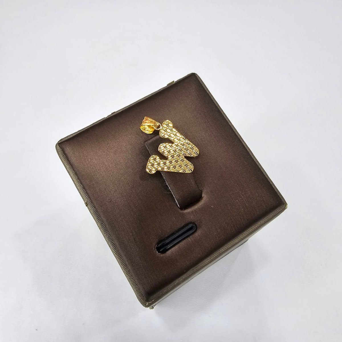 22k / 916 Gold Crush Alphabets Pendants - 22k gold 22k gold pendant 916 gold Charms & Pendants