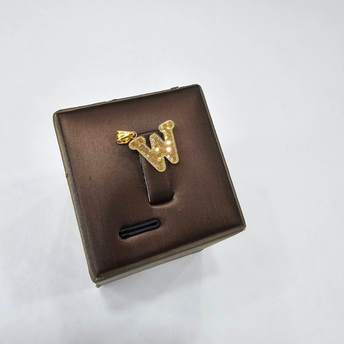 22k / 916 Gold Crush Alphabets Pendants - 22k gold 22k gold pendant 916 gold Charms & Pendants