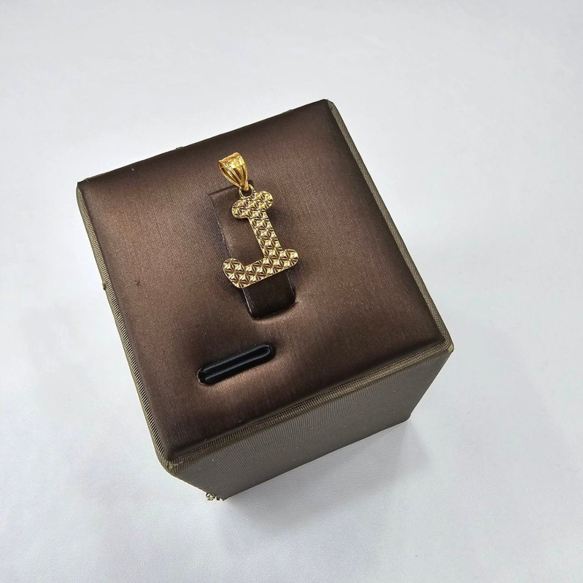 22k / 916 Gold Crush Alphabets Pendants - 22k gold 22k gold pendant 916 gold Charms & Pendants