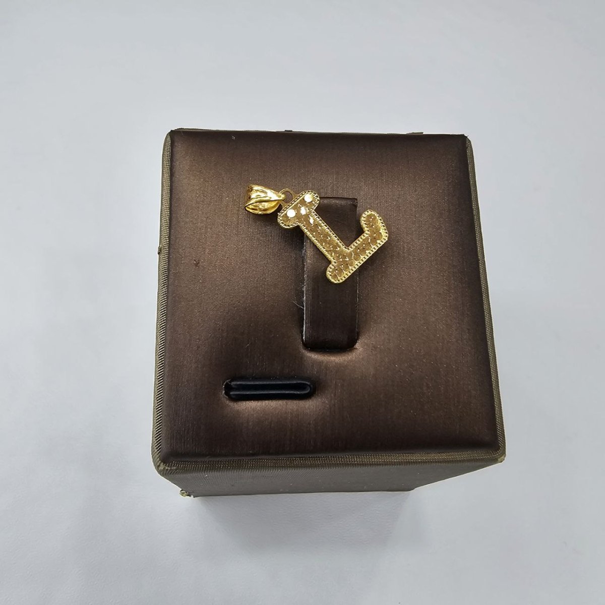 22k / 916 Gold Crush Alphabets Pendants - 22k gold 22k gold pendant 916 gold Charms & Pendants