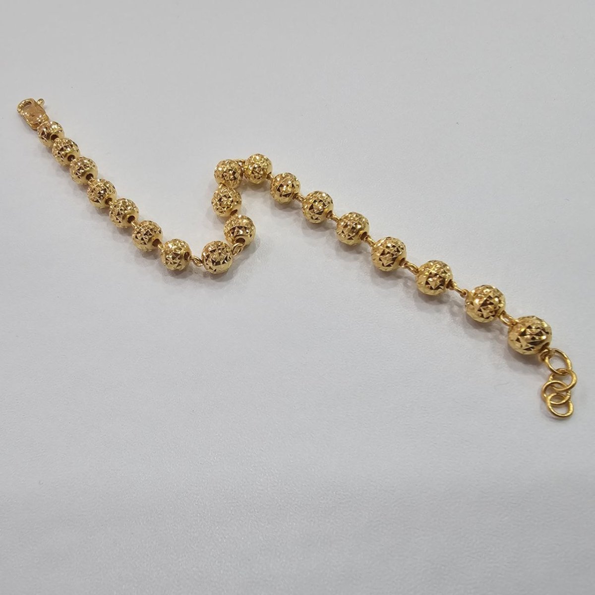 22k / 916 Gold Cutting Bead Design Bracelet V2 - Best Gold Shop 22k gold 22k gold bracelet 916 gold Bracelets