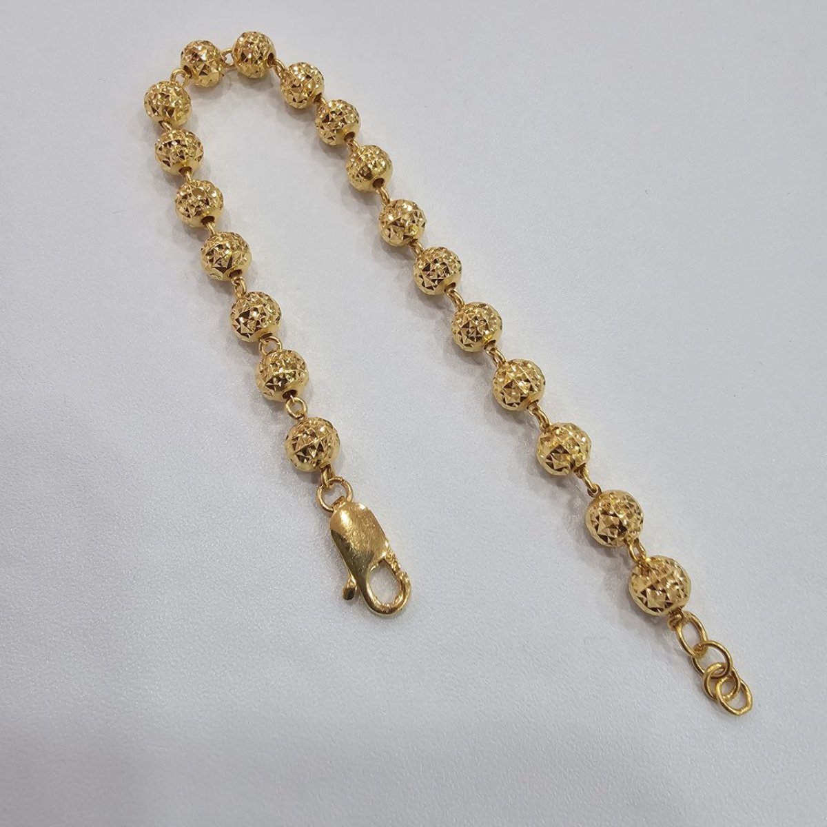 22k / 916 Gold Cutting Bead Design Bracelet V2 - Best Gold Shop 22k gold 22k gold bracelet 916 gold Bracelets