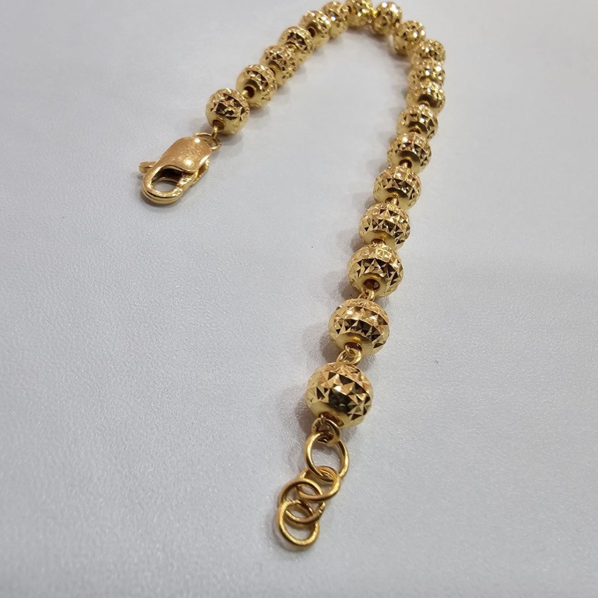 22k / 916 Gold Cutting Bead Design Bracelet V2 - Best Gold Shop 22k gold 22k gold bracelet 916 gold Bracelets