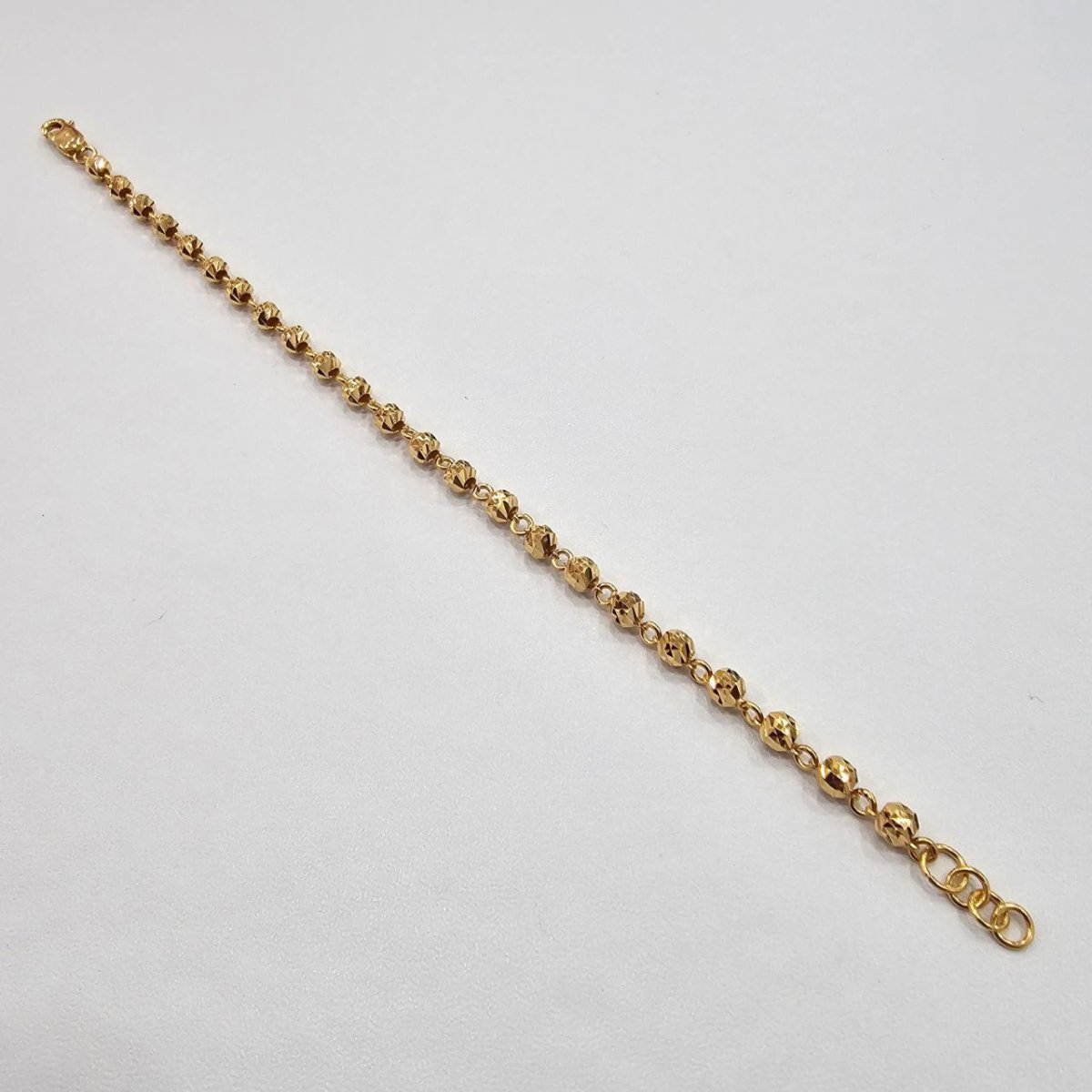 22k / 916 Gold Cutting Beads small size Bracelet V3 - Best Gold Shop 22k gold 22k gold bracelet 916 gold Bracelets