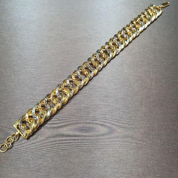 22k / 916 Gold Cutting Lipan 2 Tone bracelet-Bracelets-Best Gold Shop