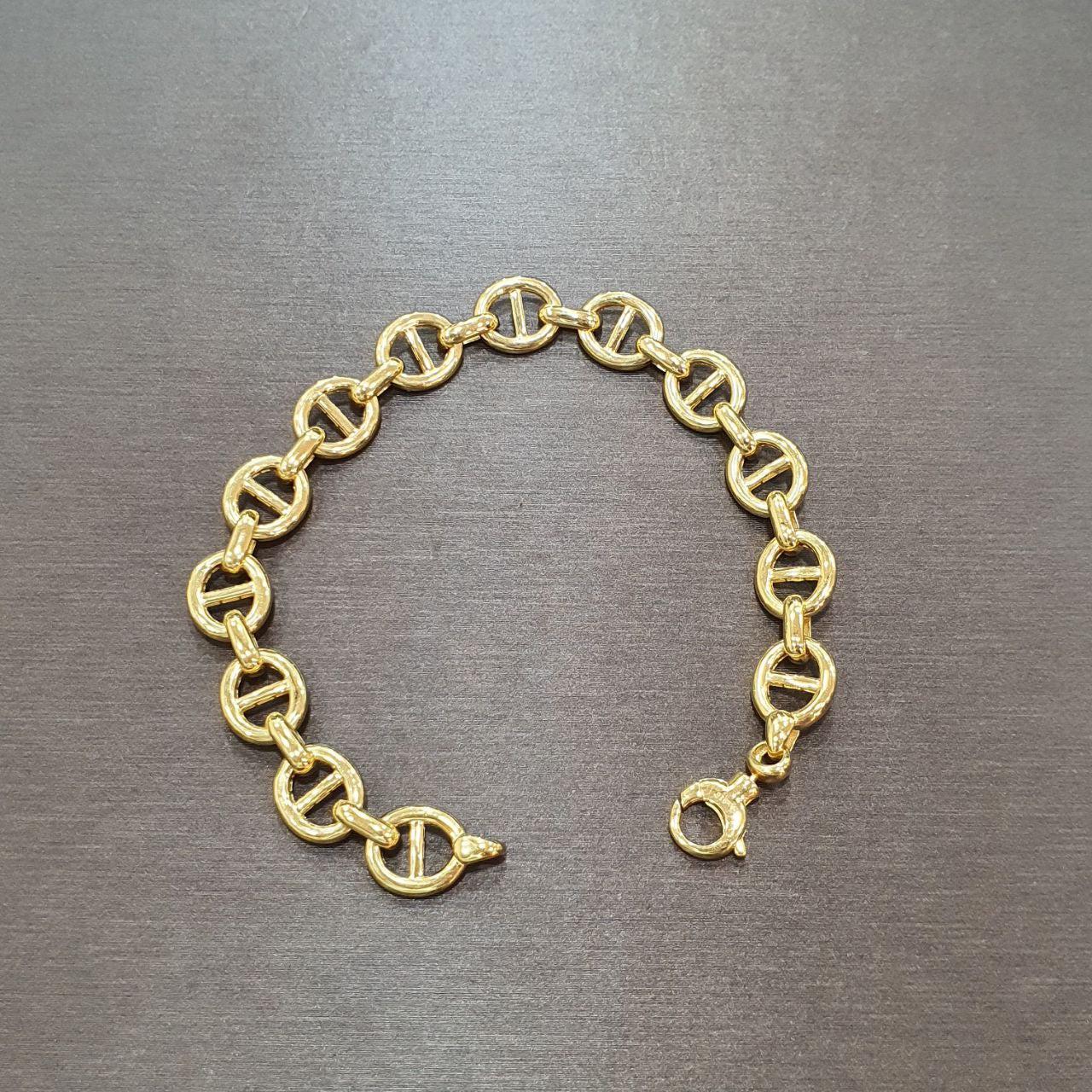 22k / 916 Gold D design Bracelet-Bracelets-Best Gold Shop