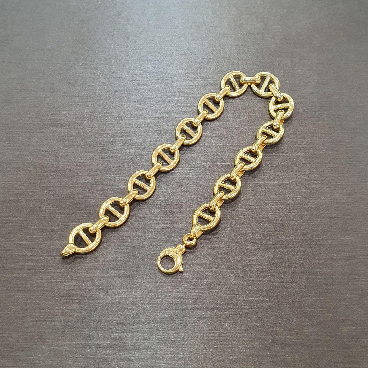 22k / 916 Gold D design Bracelet-Bracelets-Best Gold Shop