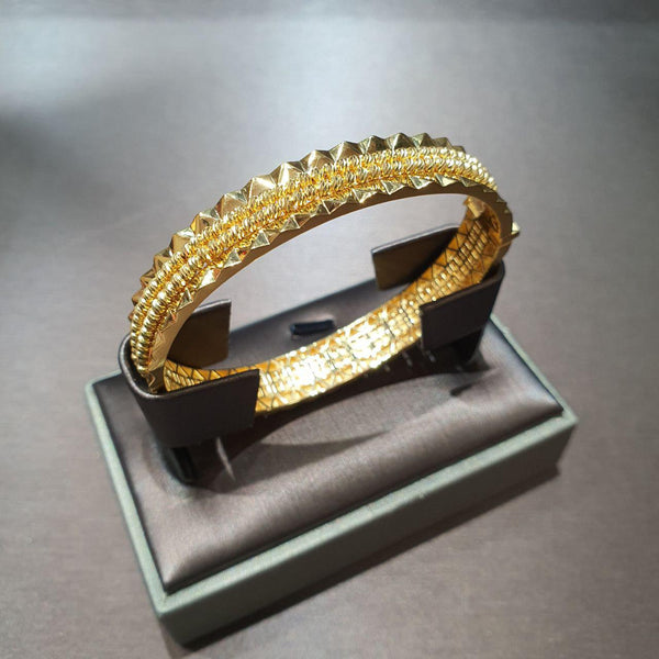 22k / 916 Gold Designer Bangle cutting finish-bangle-Best Gold Shop