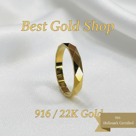 22k / 916 Gold Diamond Craving Design RingRingsBest Gold Shop