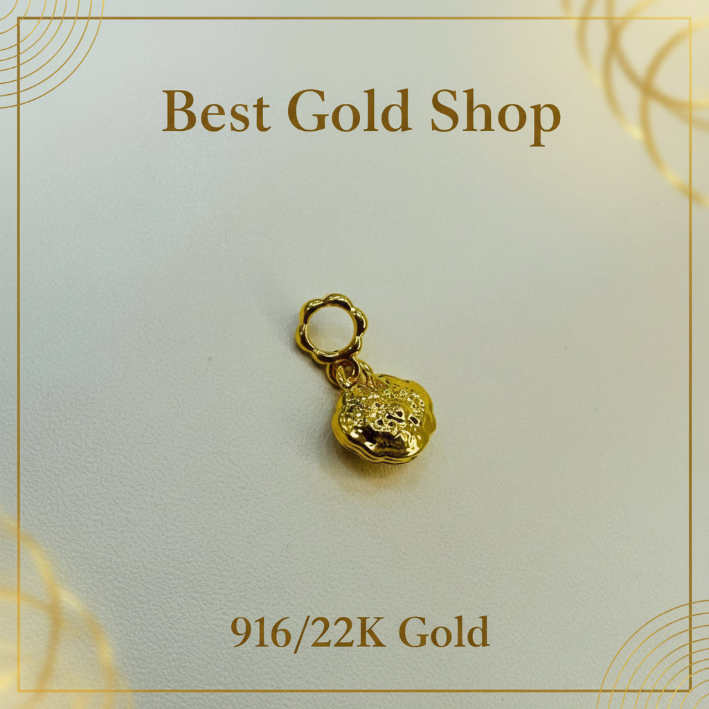 22K / 916 Gold Different Design 0.13 to 0.25 grams Weight Pendants and Charms - 22k gold pendant Charms & Pendants