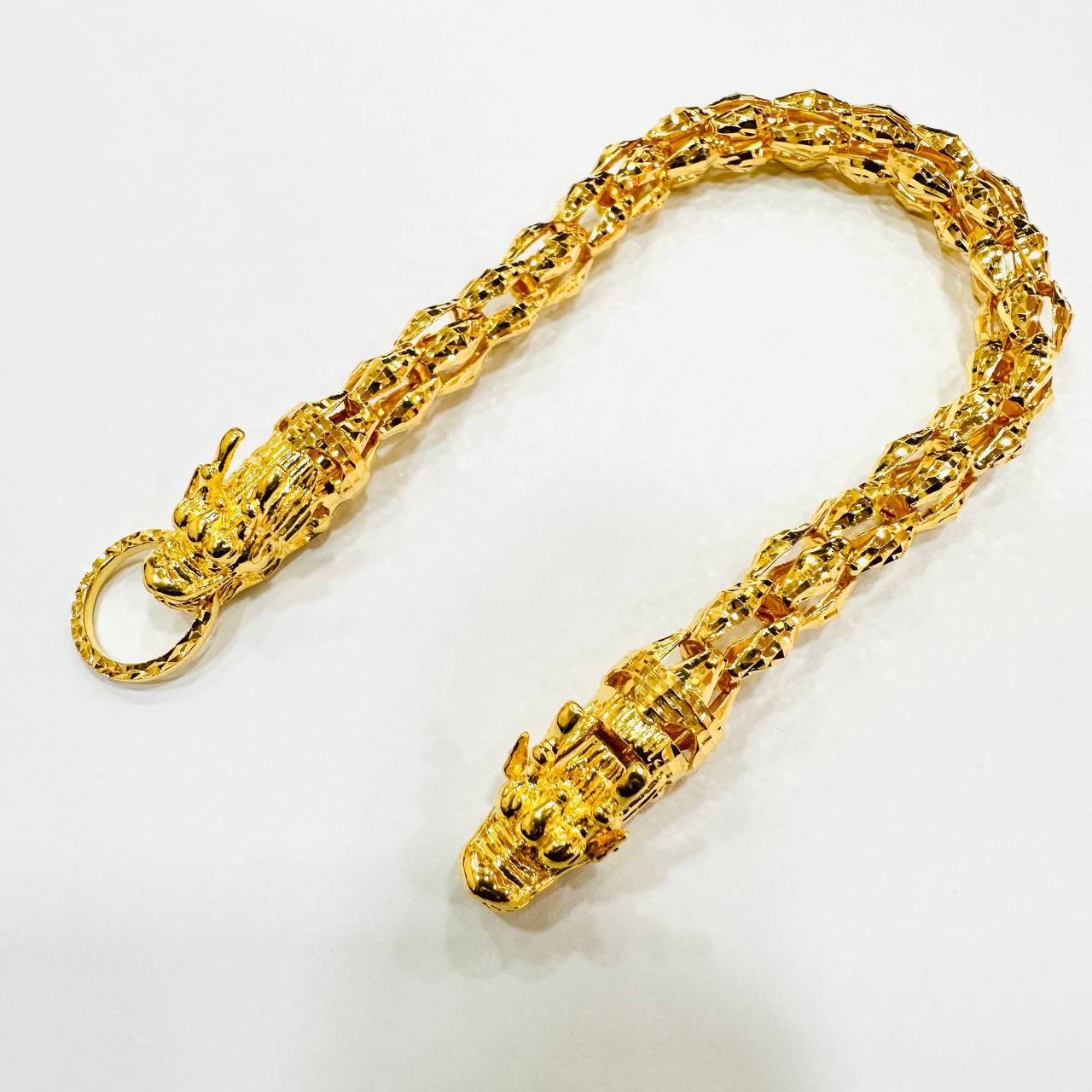 22k / 916 Gold Double Dragon bracelet-916 gold-Best Gold Shop