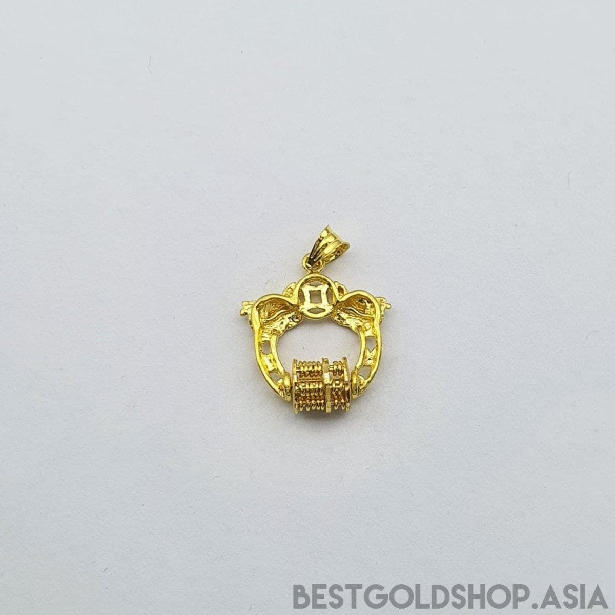 22k / 916 gold Dragon abacus pendant - Best Gold Shop 22k gold 22k gold pendant 916 gold 916 gold