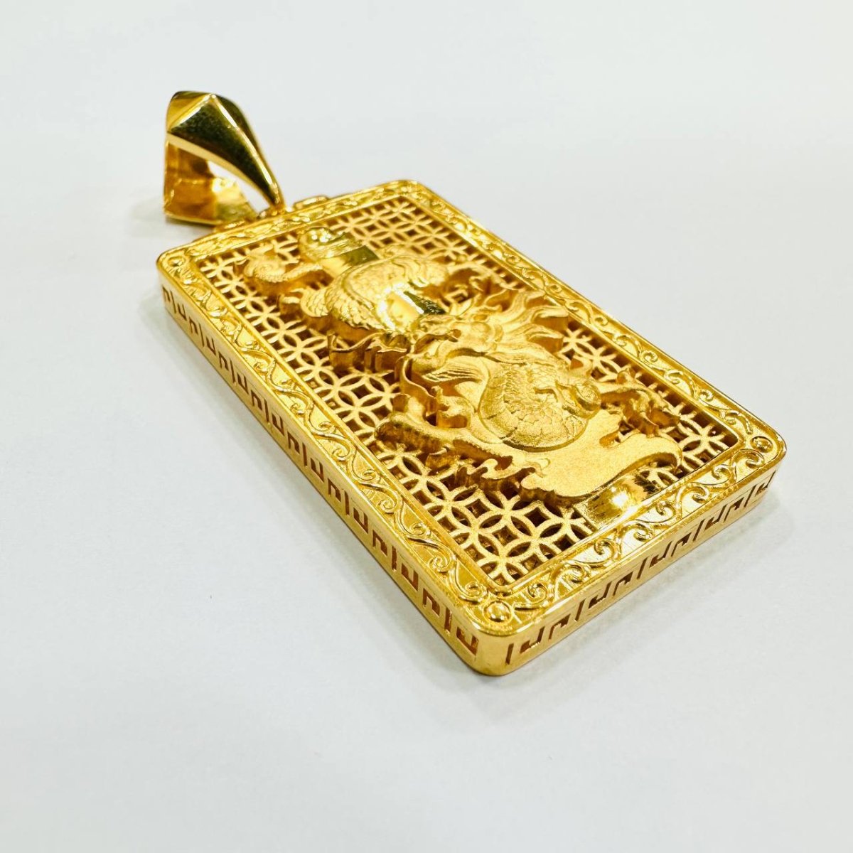 22k / 916 Gold Dragon Pendant Smooth Finish by Best Gold Shop - 22k gold 22k gold pendant 916 gold Charms & Pendants