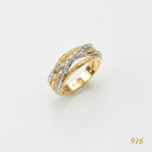 22k / 916 Gold Fancy Ring 2 Tone by Best gold ShopRingsBest Gold Shop