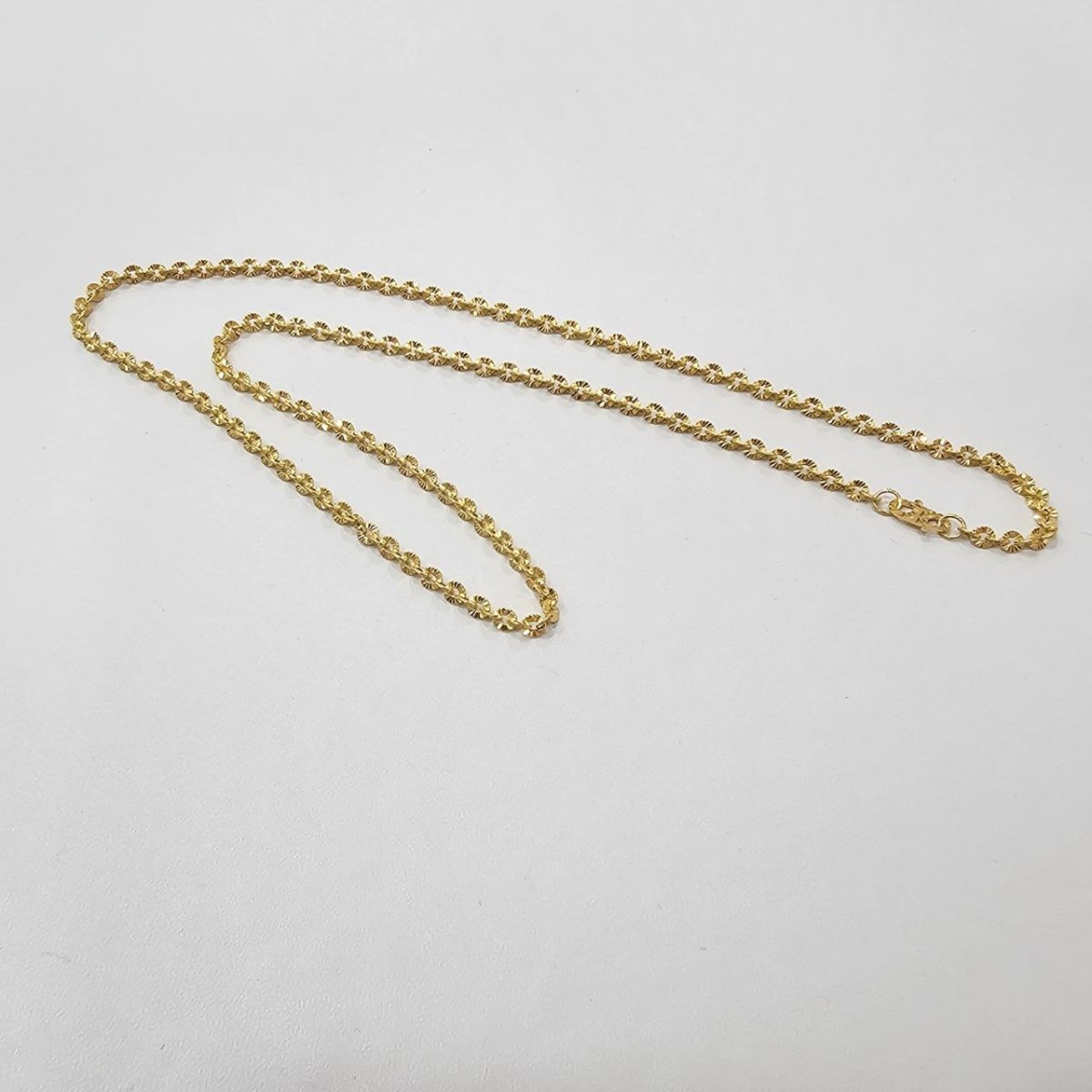 22k / 916 Gold Floral Chain / necklace by Best gold Shop - Best Gold Shop 22k gold 22k gold chain 22k gold necklace Necklaces