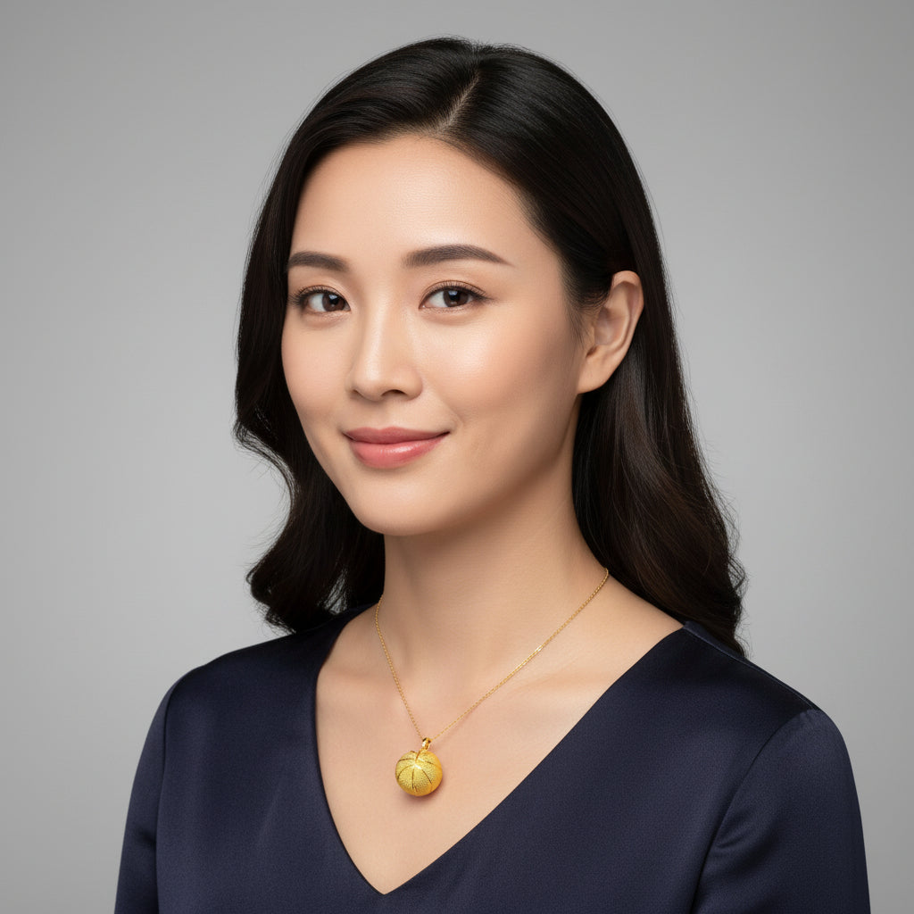 22K / 916 Gold Giant Basket - Ball Pendant (Lightweight Design) - Best Gold Shop 22k gold 22k Gold Charms 22k gold pendant Charms & Pendants