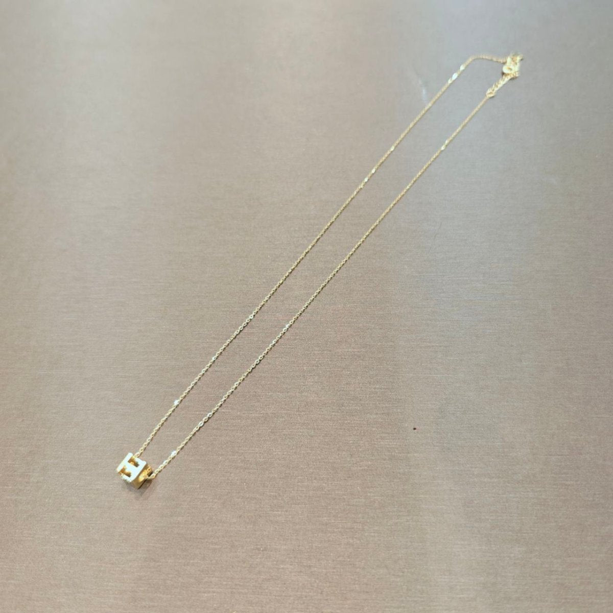 22k / 916 Gold Golden Harmony Cube Necklace - Best Gold Shop 22k gold 22k gold necklace 916 gold Necklaces