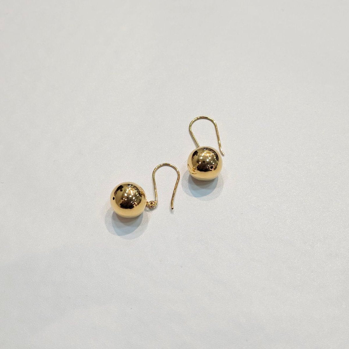 22K / 916 Gold Golden Orb Drop Earrings - Best Gold Shop 22k gold 22k gold earring 916 gold Earrings