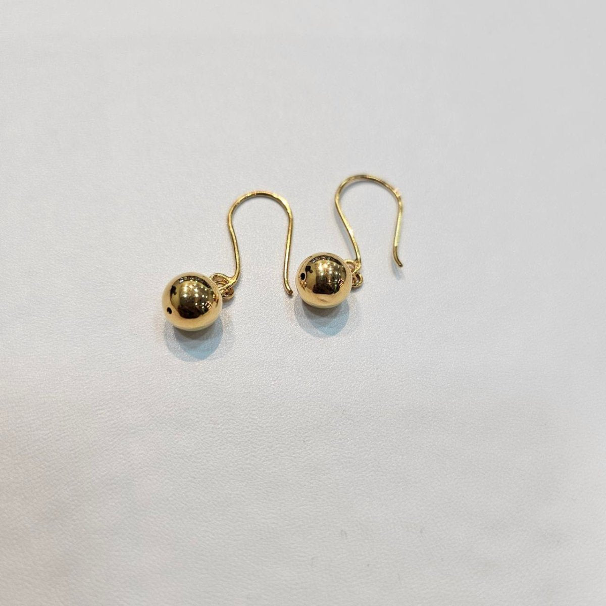 22K / 916 Gold Golden Orb Drop Earrings - Best Gold Shop 22k gold 22k gold earring 916 gold Earrings