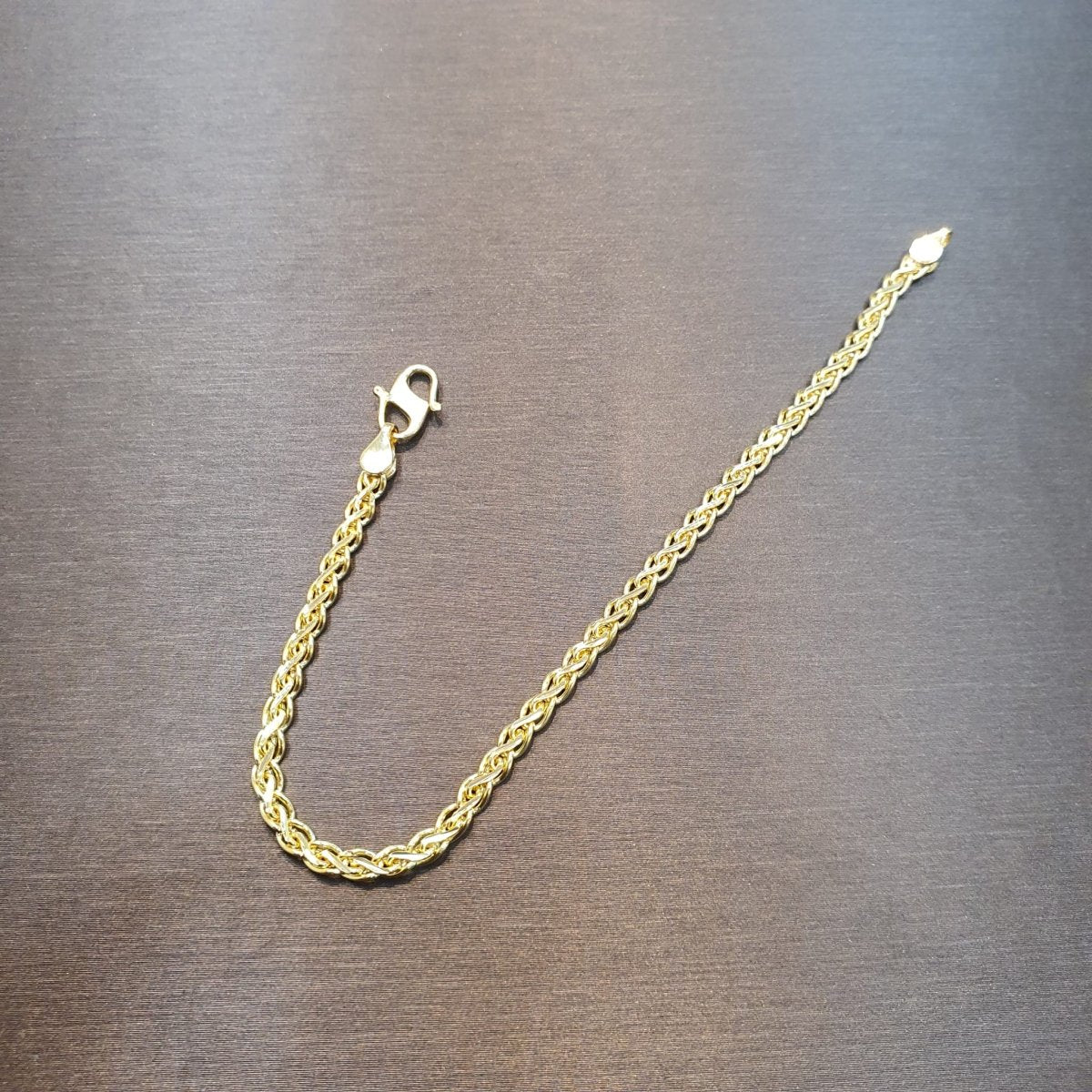 22k / 916 Gold Golden Woven Harmony Bracelet - Best Gold Shop 22k gold 22k gold chain 22k gold necklace Necklaces