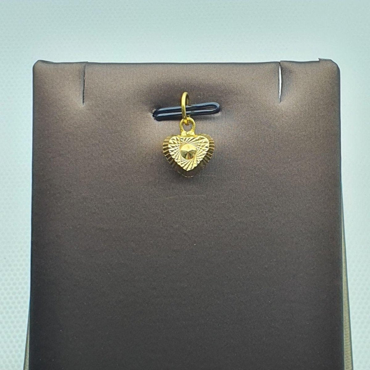 22k / 916 Gold Heart Cutting Pendant V5 by Best Gold Shop - 22k gold 22k gold pendant 916 gold Charms & Pendants