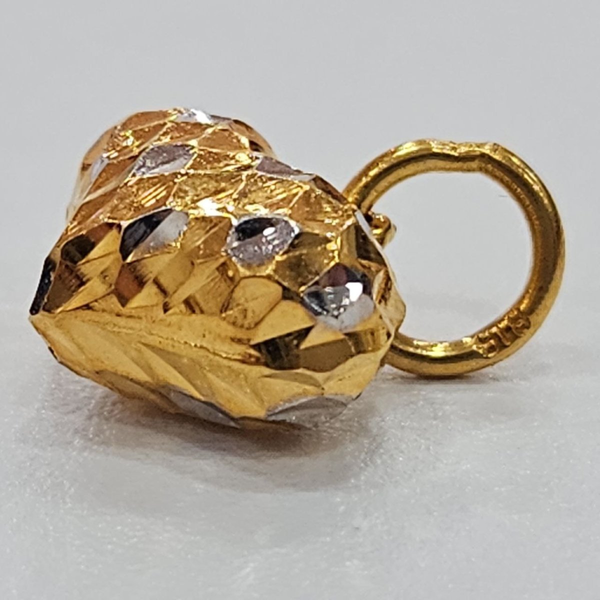 22k / 916 Gold Heart Necklace By Best Gold Shop - Best Gold Shop 22k gold 22k gold chain 22k gold necklace Charms & Pendants