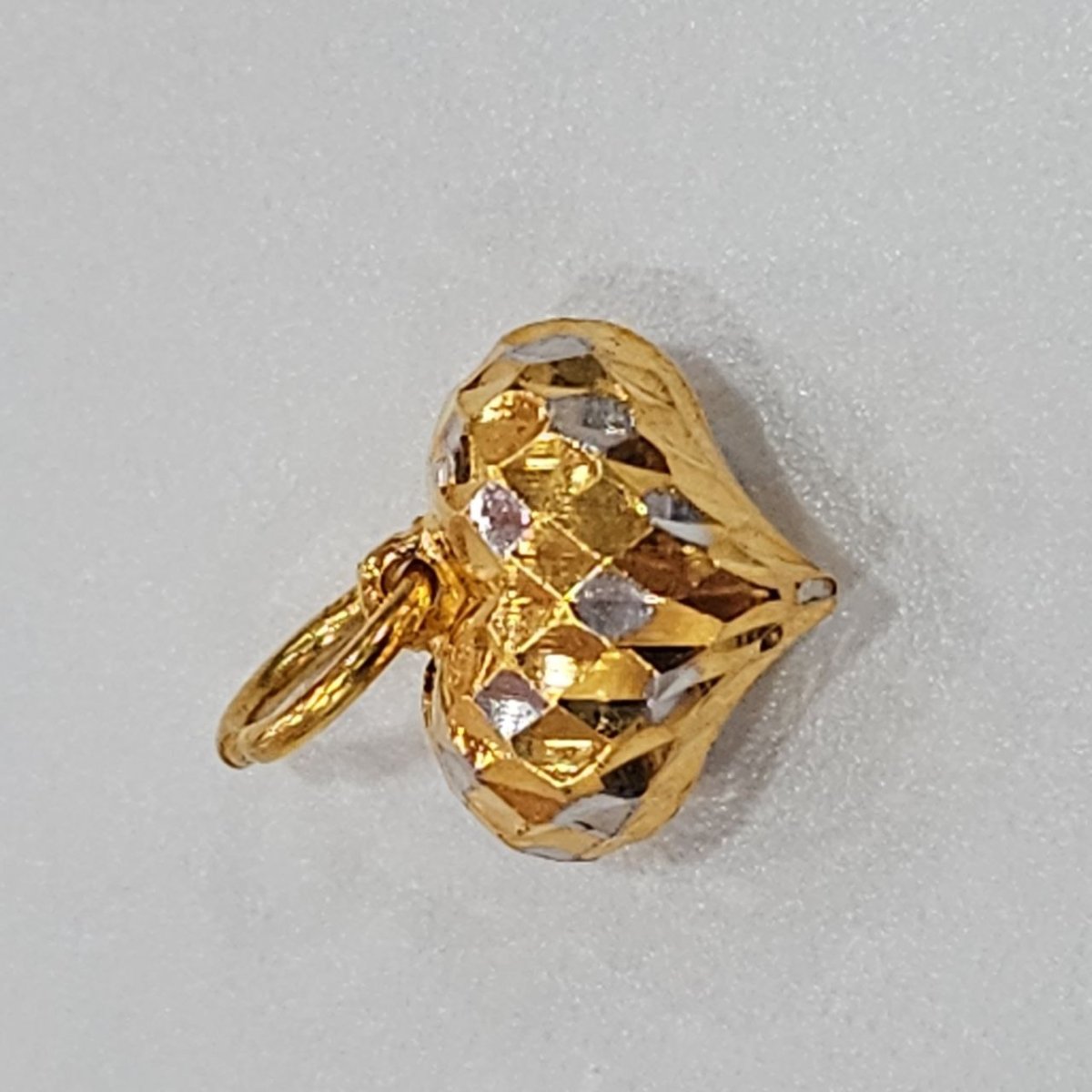 22k / 916 Gold Heart Necklace By Best Gold Shop - Best Gold Shop 22k gold 22k gold chain 22k gold necklace Charms & Pendants