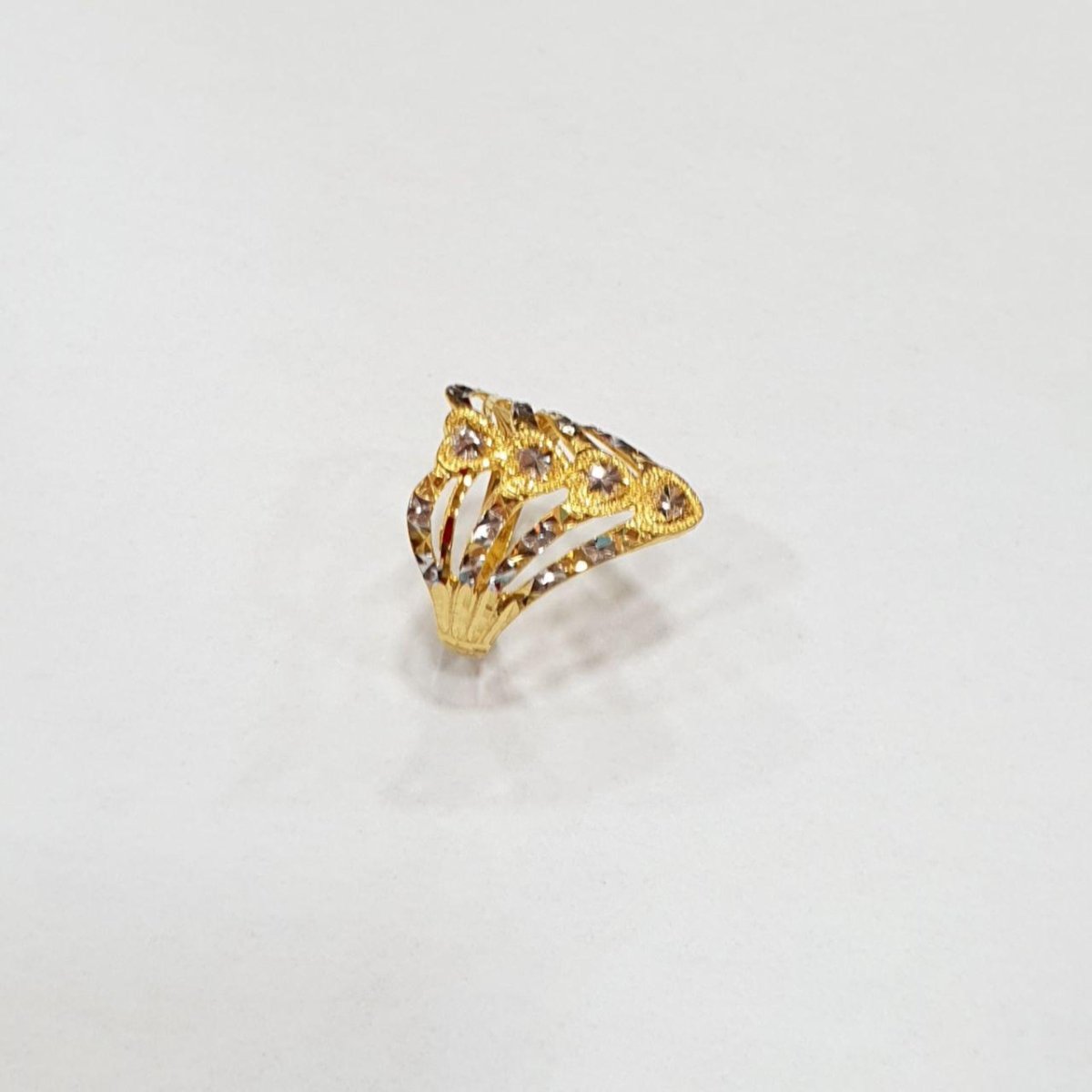 22k / 916 Gold heart ring 2 Tone - Best Gold Shop 22k gold 22k gold ring 916 gold 916 gold