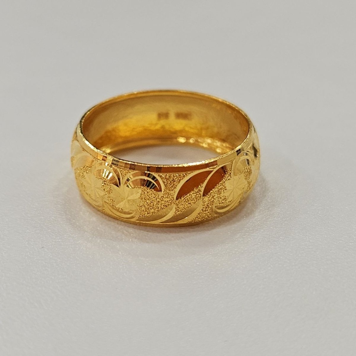 22k / 916 Gold Hollow Design Craving Ring V2 - 22k gold 22k gold ring 916 gold Rings