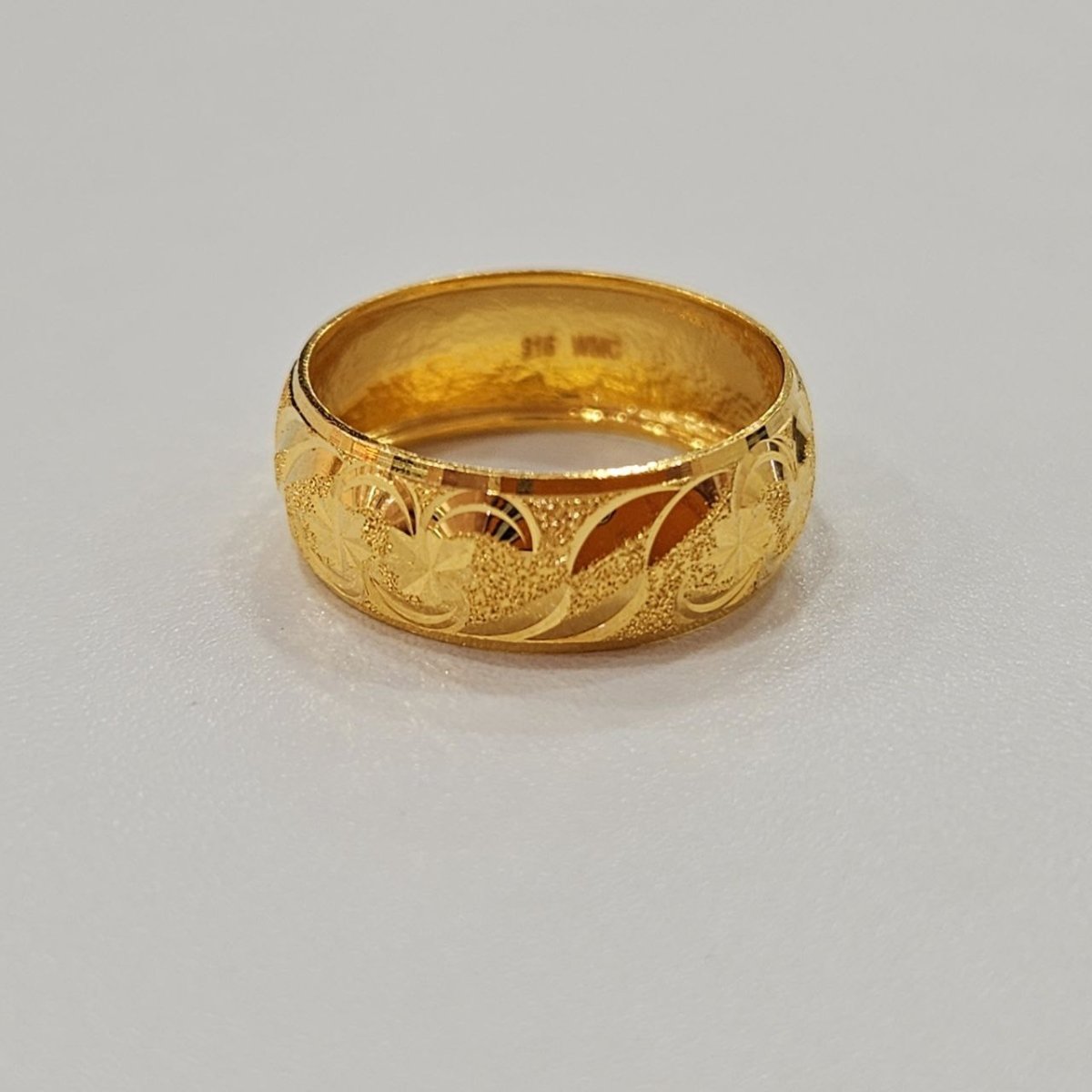 22k / 916 Gold Hollow Design Craving Ring V2 - 22k gold 22k gold ring 916 gold Rings