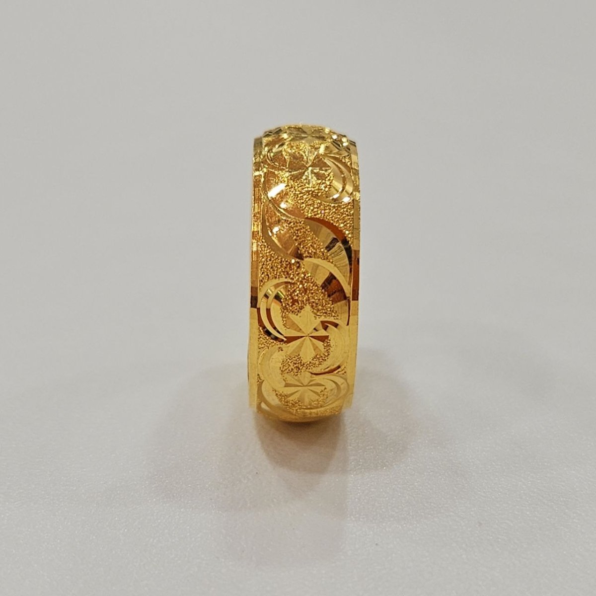 22k / 916 Gold Hollow Design Craving Ring V2 - 22k gold 22k gold ring 916 gold Rings