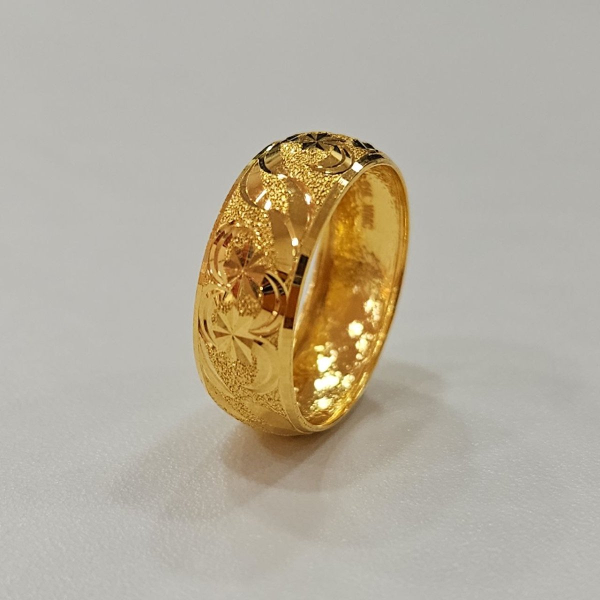 22k / 916 Gold Hollow Design Craving Ring V2 - 22k gold 22k gold ring 916 gold Rings